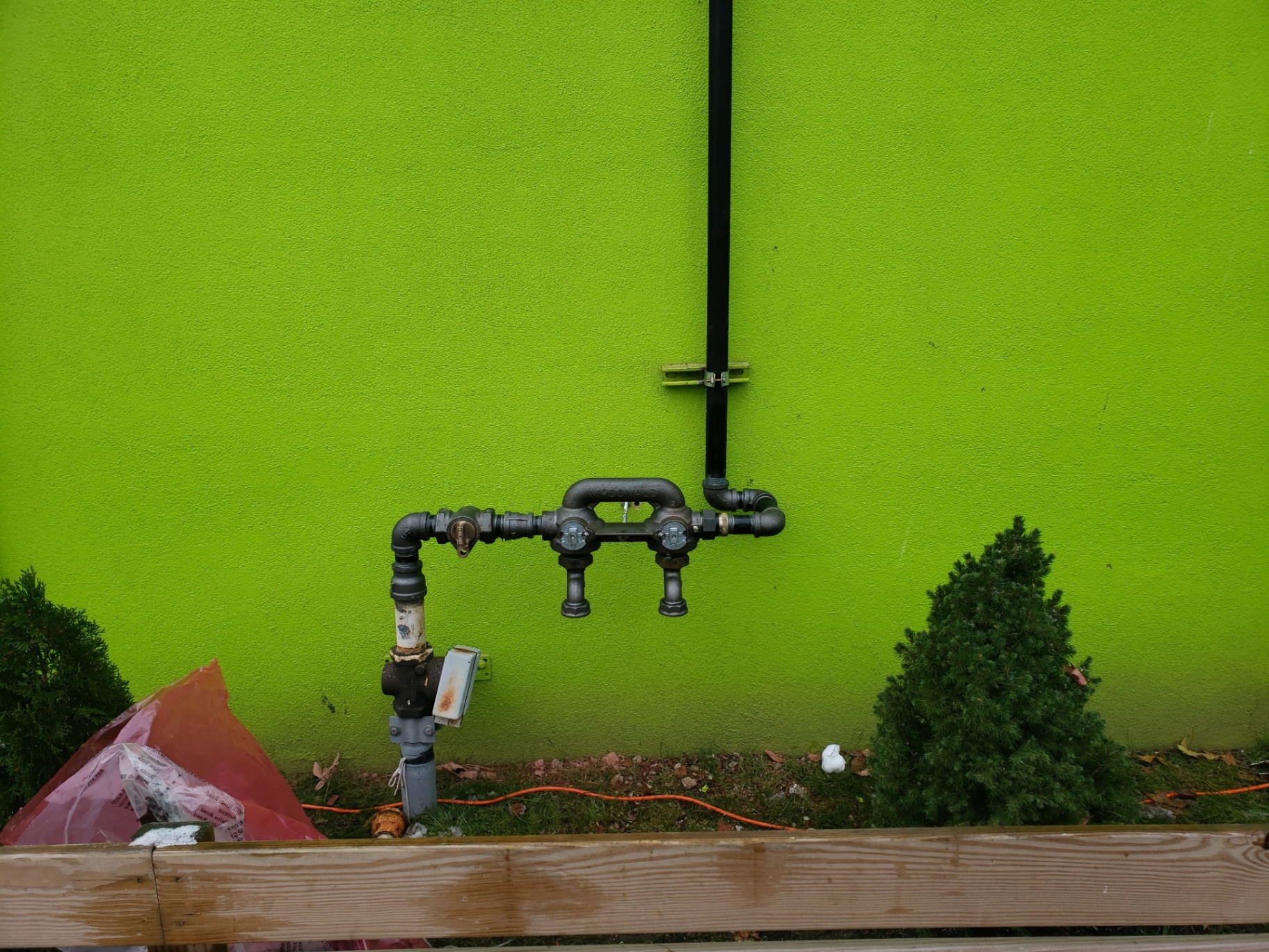 Backflow prevention valve installation