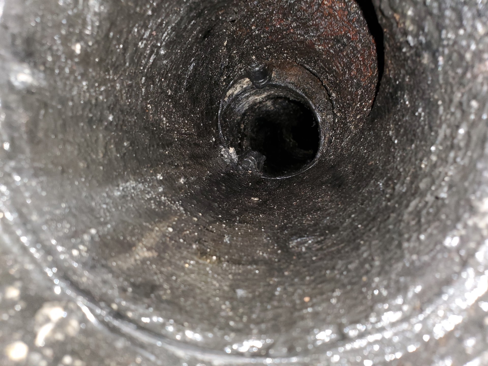 Clean pipe after hydro-jetting service